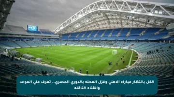 الكل بانتظار مباراة الأهلي وغزل المحلة بالدوري المصري.. تعرف على الموعد والقناة الناقلة
